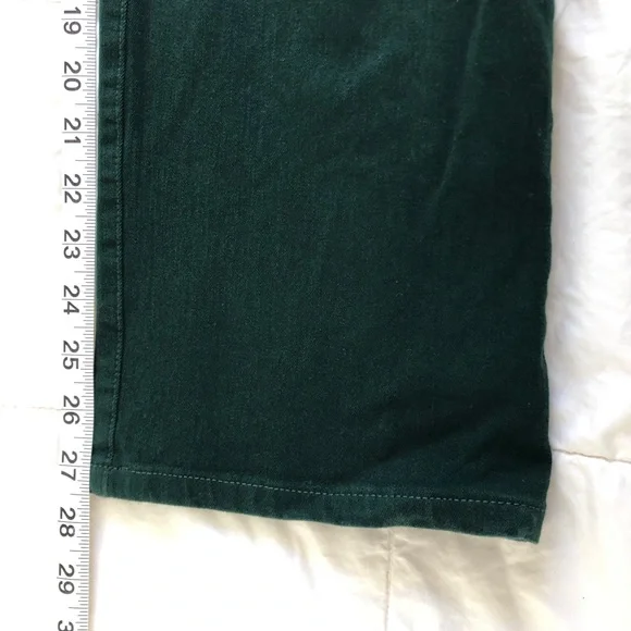 Betabrand medium green denim jeans - Picture 2 of 5